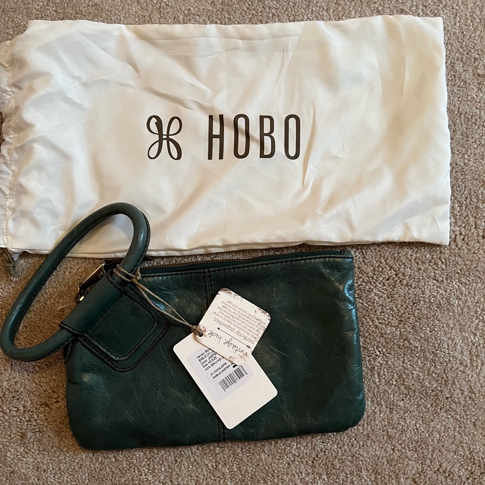 HOBO brand wristlet / clutch. Real leather. Never worn